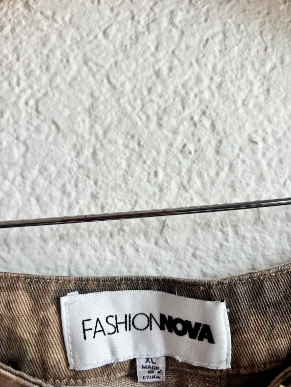 Fashion Nova Plus Size Brown Camo Wide Leg Cargo Pants Womens Size XL - Picture 4 of 8